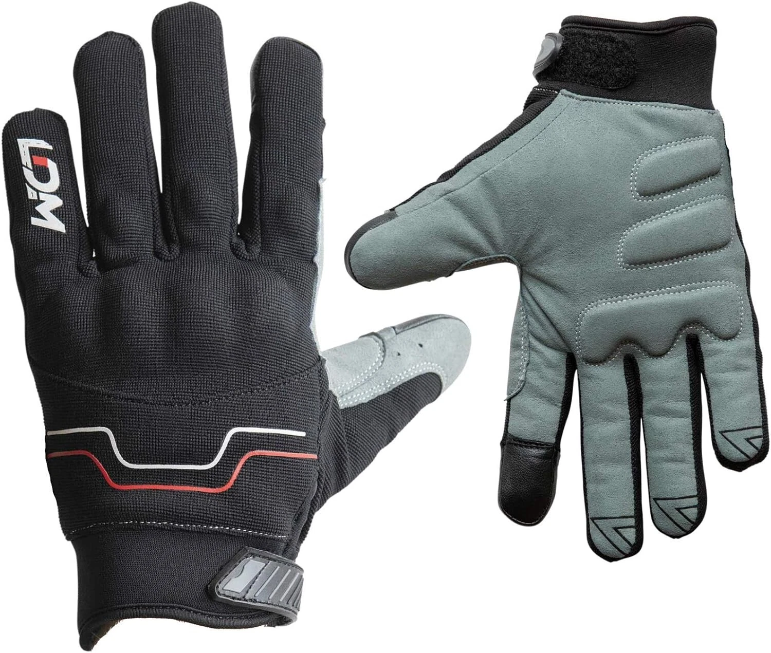 LDM Waterproof Motorbike Gloves Windproof Warm Mitts Armoured BIKING SMALL