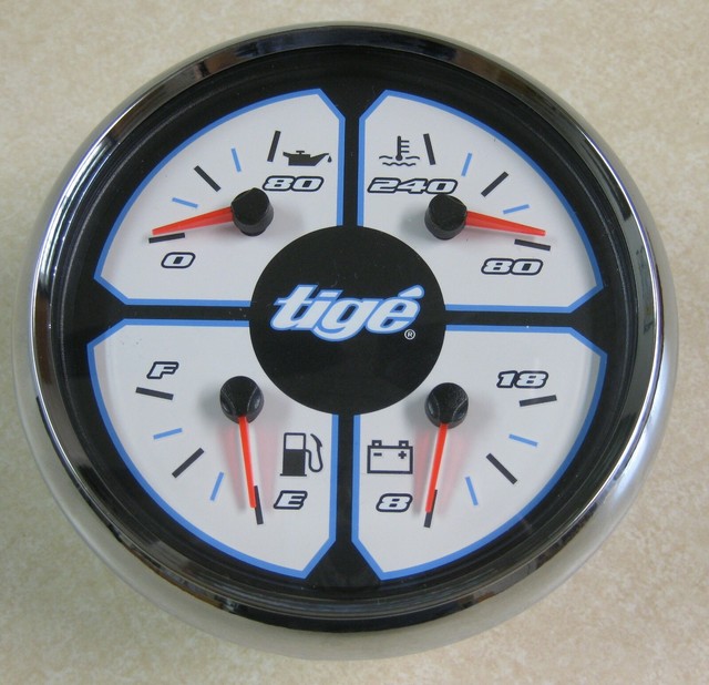 5" Tige Medallion 4in1 Fuel, Volt, Water Temperature, Oil Pressure