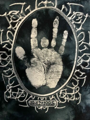 Jerry Garcia tie dye shirt - Jerry Garcia 1942 - 1995 memorial shirt - Birdsong - Picture 3 of 4