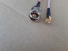 US MADE RG-400 N MALE to SMA MALE Double Shielded Coaxial Cable US MADE lot