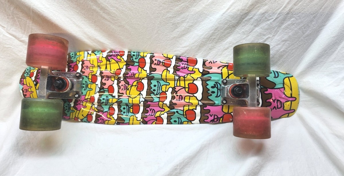 Vieux Skate Kryptonics 1965 – Plateau Vintage, Graphique Ancre Au Néon
