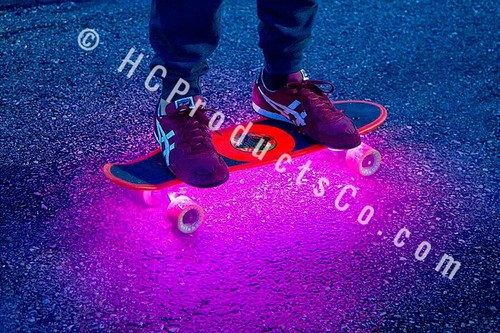 Kit Luci Striscia Singola Controllata Bluetooth per Skateboard 16 Milioni Colori - Foto 10 di 11