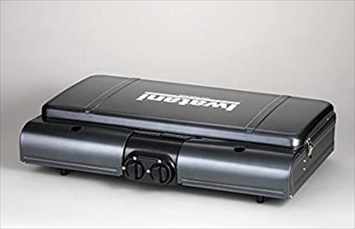 Iwatani CB-TBG-1 Cassette Gas Table Top BBQ Grill Flat Twin Grill