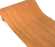 Upredo Brown Wood Grain Adhesive Paper Wall Vinyl 15.8w X 79l