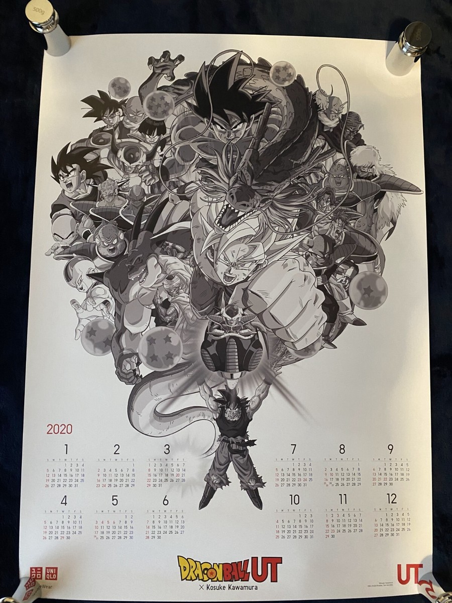 Dragon Ball Poster of Collab with UNIQLO B2 20.28x28.66in Japan