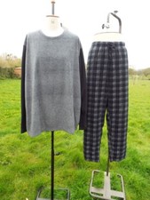 Mens Pyjamas Loungewear Soft Fleece Top  Trousers Set CAPSULE 2XL Chest 57" NWT