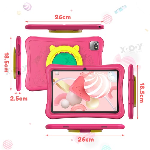 XGODY T702 Tab Kids 8GB 64GB 10.1" HD+ 6000mAh WiFi 6 Android 14 Tablet For Kids - Picture 10 of 22