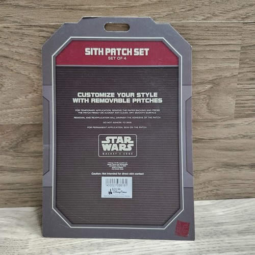 Disney Parks Star Wars Set of 4 Round Temporary or Permanent Jedi Patches - Bild 2 von 3