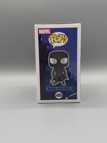 FUNKO POP! MARVEL #409 SPIDER-MAN NOIR WALGREENS EXCLUSIVE W/ PROTECTOR VAULTED - Picture 4 of 6