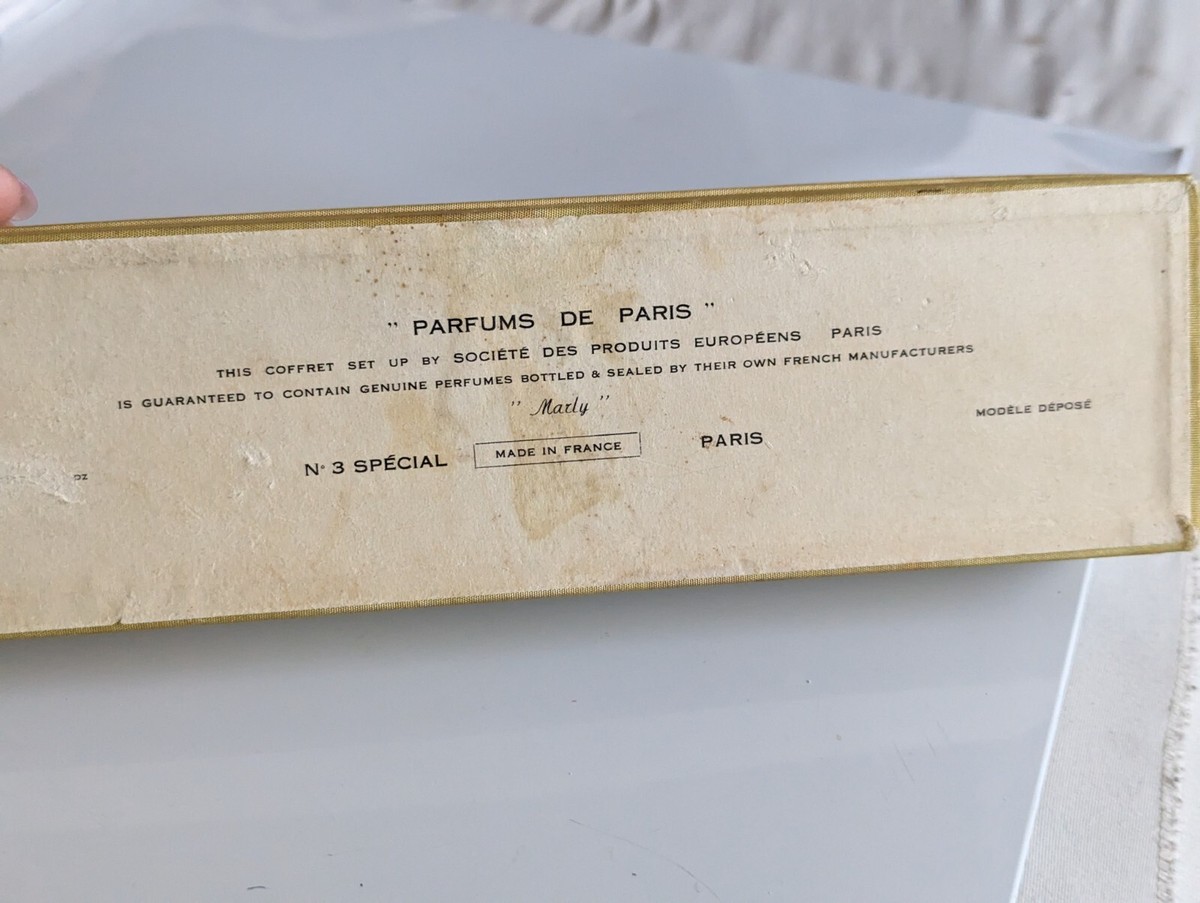 Vintage Les Parfums de Paris No 3 Special France Mini Perfume Box