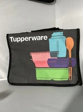 TUPPERWARE SUCCESS TOOLS Business Organizer Tote Bag Logo AWARD Tri Fold