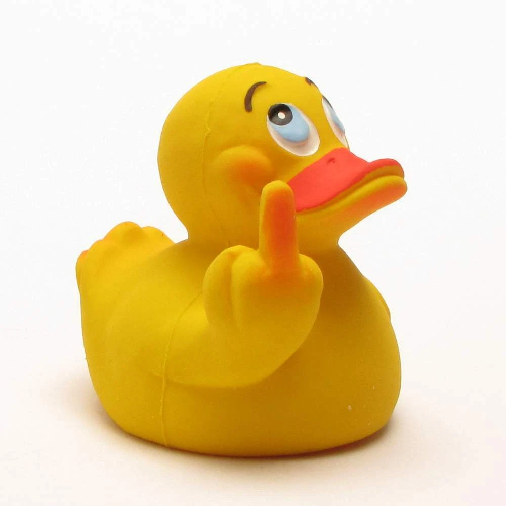 Duck You: Duck You - Badeente - Rubber Duck - Gummiente - Ente mit Stacheln  - Punk Motiv für witziges Geschenk - Tolle Geschenkidee mit Humor für