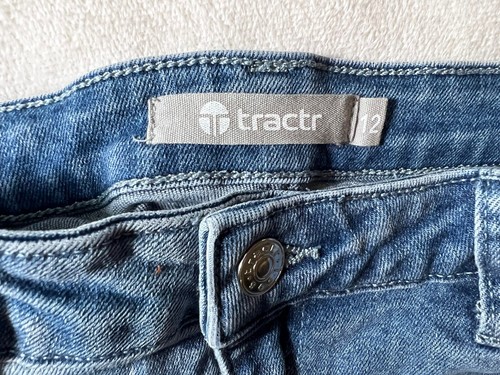 Girls Jeans Size 12, Tractr Bling Pants, Mid Rise, Flare Leg, Denim - Picture 7 of 13
