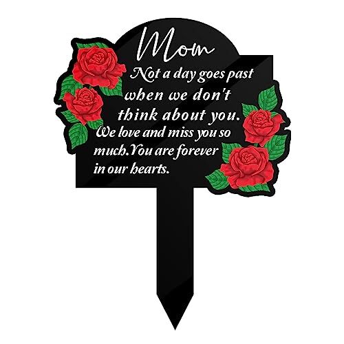 Grave Markers for Cemetery Memorial Stakes for Outdoors Yard Cemetery Decorat...-image