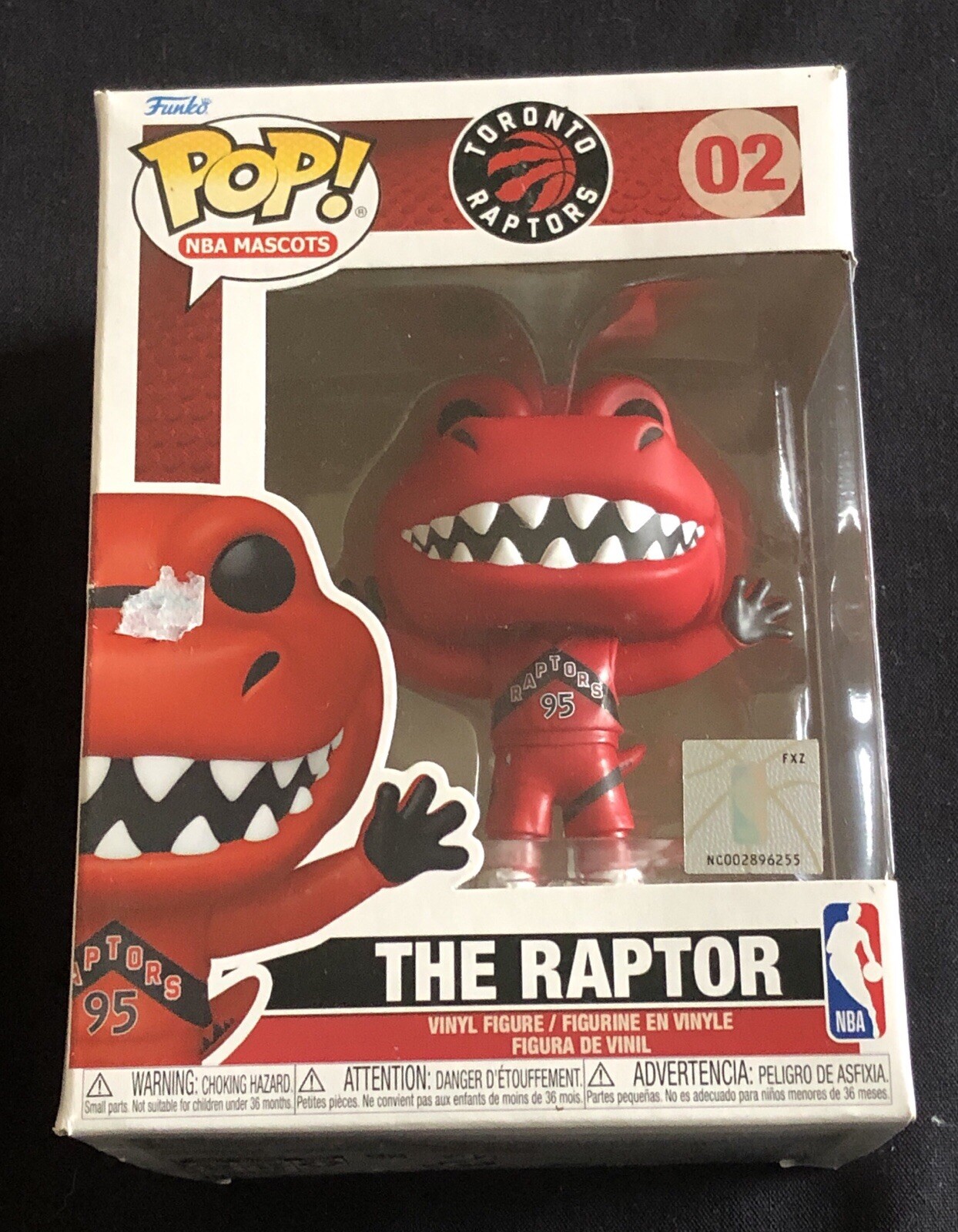 Funko Pop! Mascotas De La Nba - Toronto Raptors - The Raptor #02 Usado Ligero Daño