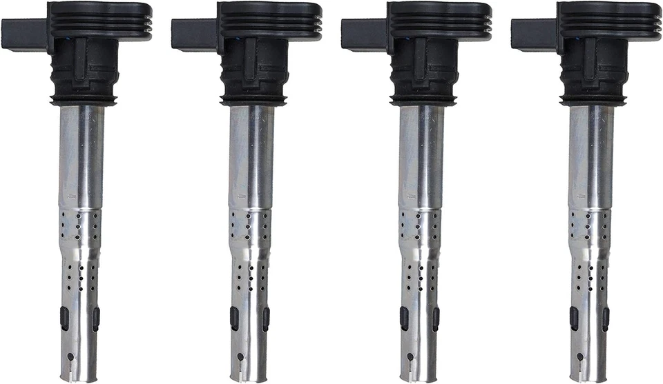Paquete de 4 bobinas de encendido y paquete de 4 bujías NGK para Audi A5 2010-2016 2,0 L l4 Foto 2 de 4
