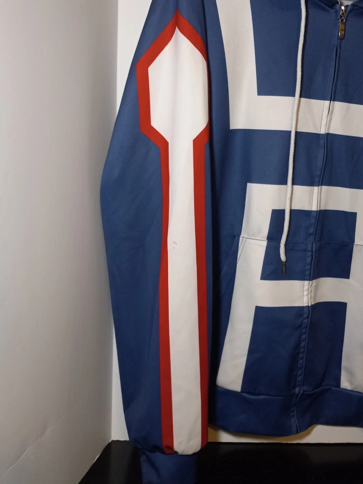 Boku No My Hero Academia XL Midoriya Izuku Deku Cosplay Sudadera con Capucha Chaqueta Cremallera Foto 2 de 4