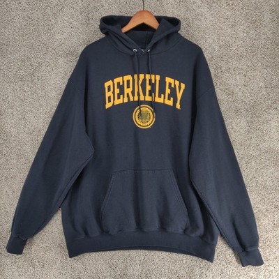 Champion Berkeley Hoodie Mens 2XL XXL Blue Logo Pullover Bears College