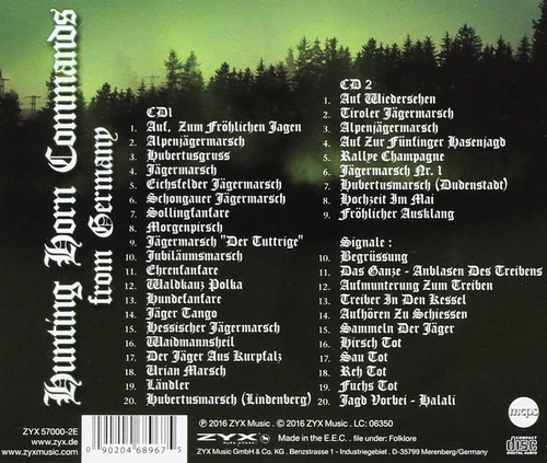 VARIOUS-HUNTING HORN COMMANDS FROM GERMANY CD NUOVO - Foto 2 di 2