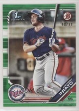 2019 Bowman Draft Green 49/99 Anthony Prato #BD-101 jn1