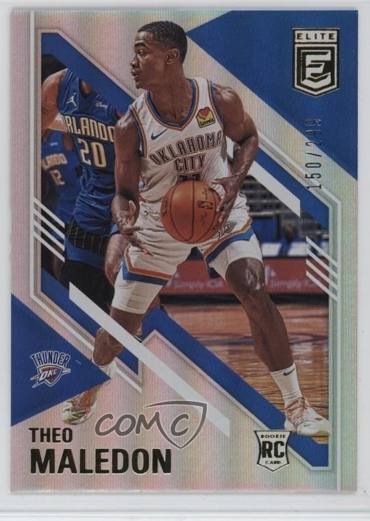 2020-21 Donruss Elite Rookies 150/299 Theo Maledon #117 Rookie RC 05gv