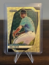 2025 Panini Prizm Noble Meyer #146 1/1 Gold Vinyl Miami Marlins