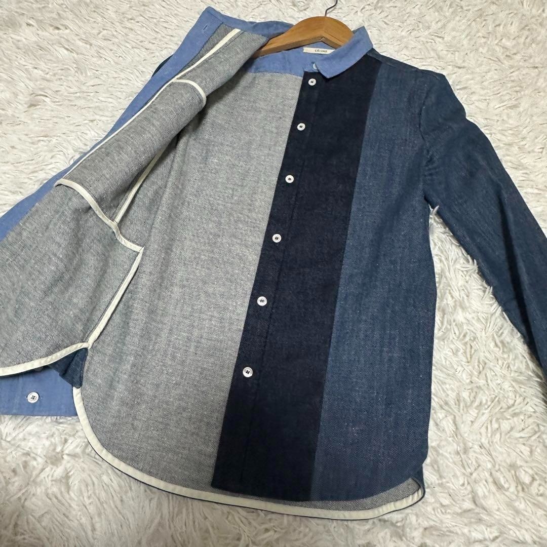 Celine Phoebe Philo 2011 Fall Patchwork Denim set… - image 6