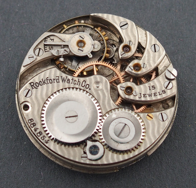 #ad #ad Rockford 0s HC 15J Grade Watch Movement for Parts Repair #F174 $49.99
