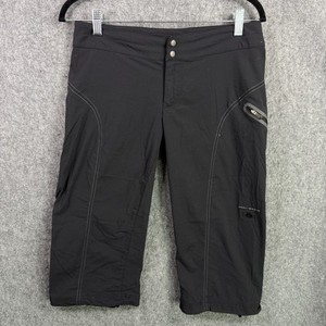 Columbia Titanium Women's Size 4 Black Omni-Shade Hiking Capri Cropped Pants