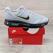 Nike Air Max 2017 Wolf Grey Black Volt 849559-012 New Men's Shoes Size 9.5
