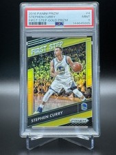 Stephen Curry 2016 Panini Prizm Gold ‘First Step’ PSA 9