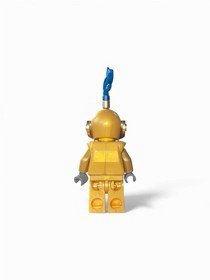Lego Castle Drawbridge gold knight minifigure fantasy-era from retired set 7079
