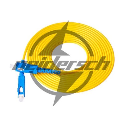 2PCS SC-SC UPC 10M Simplex 3.0mm PVC Single Mode Fiber Patch Cord Cable Jumper