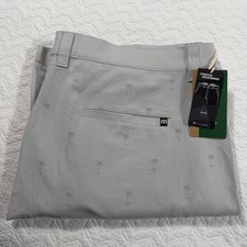 Travis Mathew Palm Tree Print Stretch Waistband Golf Shorts Men 40 New