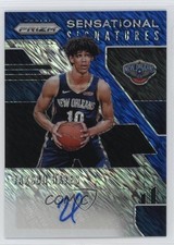 2019-20 Prizm Sensational Signatures FOTL Blue Shimmer Jaxson Hayes Auto 14t3