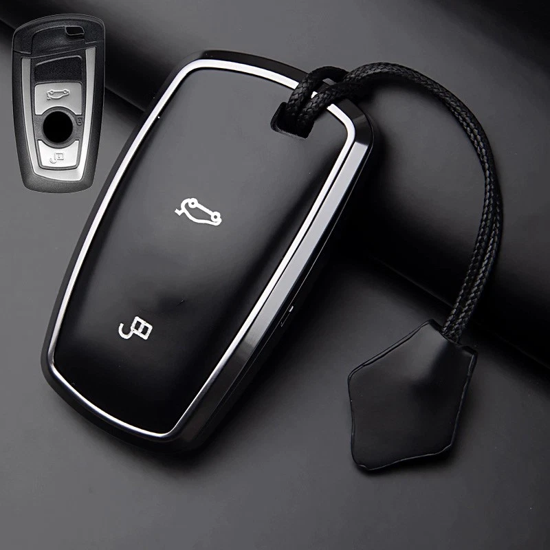 Funda de aleación de zinc para llave de coche para BMW F10 F30 M5 F15 X2 X3 X4 X5 1 2 3 4 5 6 7 Foto 3 de 4