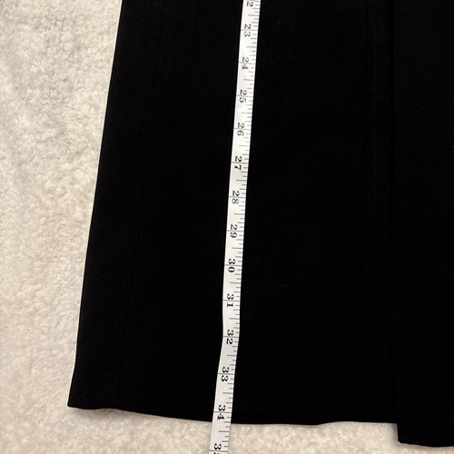 Calvin Klein cappotto lungo nero aperto davanti senza maniche taglia 8 - Foto 11 di 17