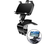 Universal Car Phone Mount Holder 360 Degree Rotation Clamp On Adjustable