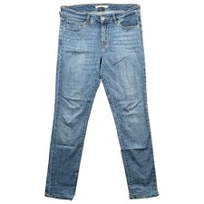 LEVI'S 711 Skinny Fit Jeans Womens 29x32 (Fits 31x27.5) Blue Straight Leg Denim
