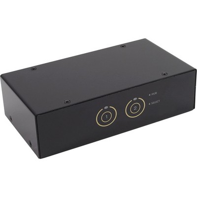 InLine  KVM Desktop Switch, 2-fach, DisplayPort, USB 3.0 Hub, mit Audio