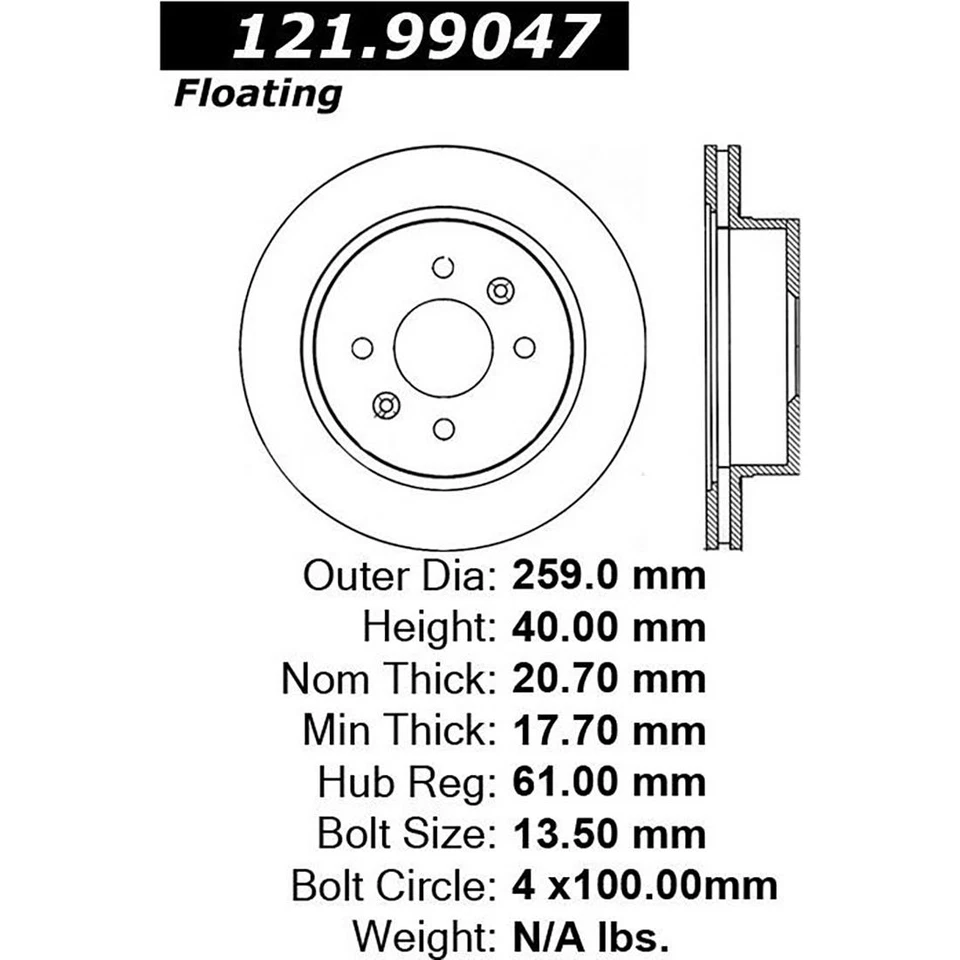 Juego de rotores de freno delanteros + pastillas de freno para Nissan Aprio 2008 2009 2010 Foto 4 de 4