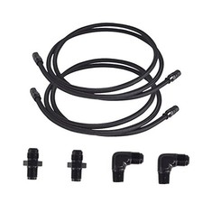 2 X 6AN PTFE Transmission Cooling Line Fits for 4L60 700R4 TH350 TH400