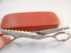 VINTAGE CLAUSS STAINLESS STEEL SEWING PINKING SHEARS SCISSORS W/CASE — photo 7