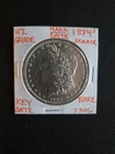 1884-S MORGAN SILVER DOLLAR IN GOOD-QUALITY CONDITION, DETAIL - VF