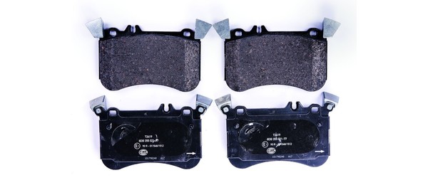 Vorderachse Hella 8DB 355 021-771 Bremsbelagsatz, Scheibenbremse FüR MERCEDES-BE-image