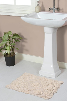 Bath Mat, Modesto Collection 100% Cotton, Rectangle 17''X24'', Soft Absorbent Ba