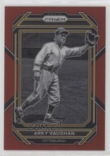 2023 Panini Prizm Red Prizm 185/199 Arky Vaughan #222 HOF 0c6