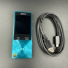 SONY WALKMAN NW-A25 DIGITAL MUSIC PLAYER Blue 16GB Hi-Res Tested Working