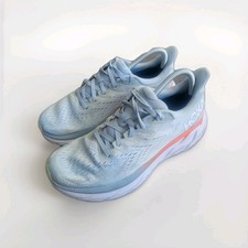 Hoka One One Clifton 8 Women's Size 10B Medium Running Shoes Blue Fog