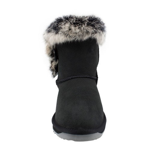 UGG Designer Ladies Boots | Australian Made Sheepskin | Foxy Fur-Trim Button - Picture 9 of 13